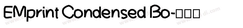 EMprint Condensed Bo字体转换